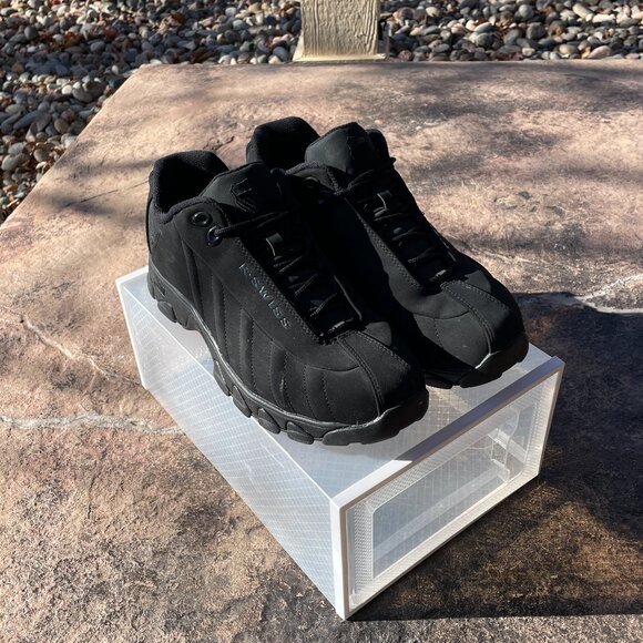 K SWISS ALL BLACK ST329 CMF SIZE 11 - Picture 3 of 10